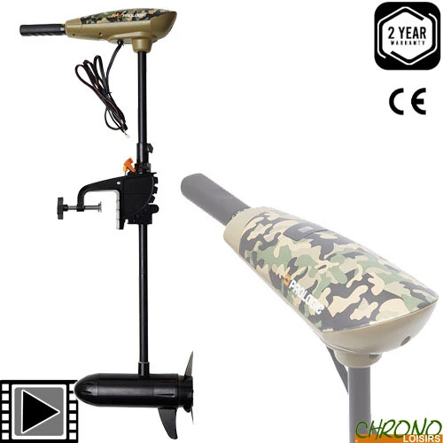 Moteur Electrique Prologic E-Motor Camou 55lbs 12V 3 Moteur Electrique Prologic E-Motor Camou 55lbs 12V