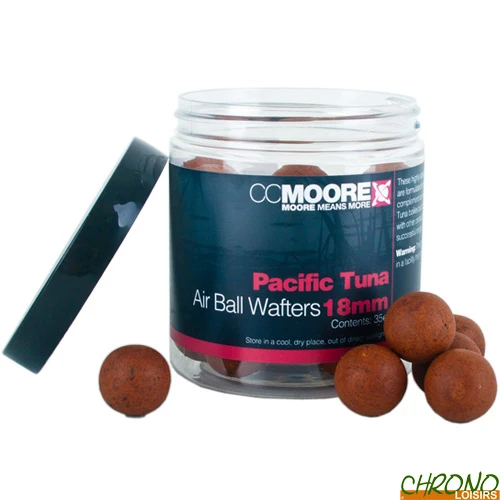 Bouillettes Equilibrées CC Moore Pacific Tuna Air Ball Wafters 18mm 3 Bouillettes Equilibrées CC Moore Pacific Tuna Air Ball Wafters 18mm