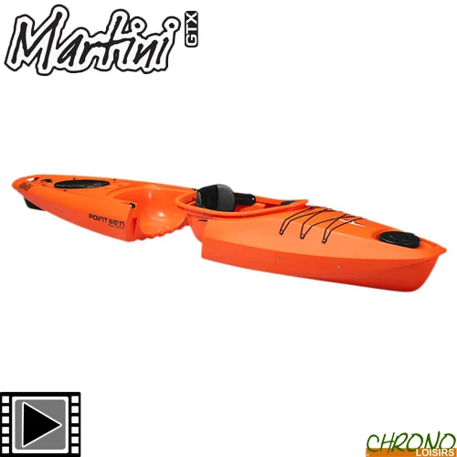 Kayak Point 65°N Martini GTX Solo Sit-On-Top Modulable Orange 1 Place 3 Kayak Point 65°N Martini GTX Solo Sit-On-Top Modulable Orange 1 Place