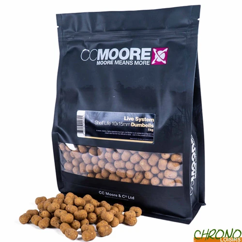 Dumbells CC Moore Live System 15x18mm 1kg 3 Dumbells CC Moore Live System 15x18mm 1kg