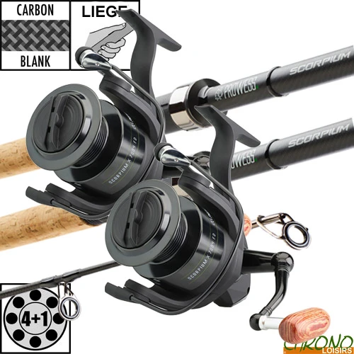 Ensemble Prowess Scorpium Full Cork 10' 3lbs X 7004 (les 2) 3 Ensemble Prowess Scorpium Full Cork 10' 3lbs X 7004 (les 2)