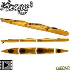 Kayak Point 65°N Mercury Duo Sit-On-Top Modulable Jaune 2 Places