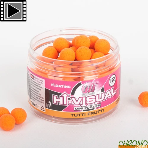 Pop Ups Mainline Fluo Hi Visual Tutti Frutti 12mm 150ml 3 Pop Ups Mainline Fluo Hi Visual Tutti Frutti 12mm 150ml