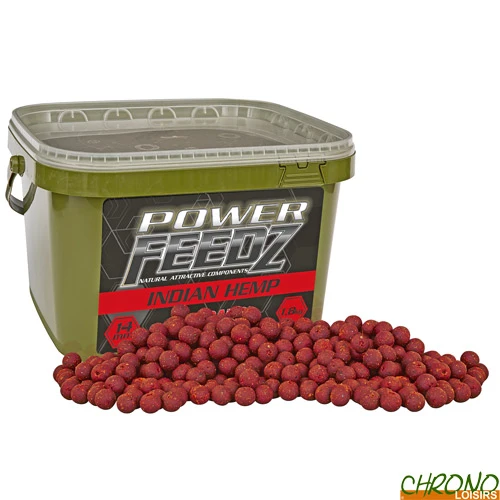 Bouillettes Starbaits Power Feedz Indian Hemp 14mm 1.8kg 3 Bouillettes Starbaits Power Feedz Indian Hemp 14mm 1.8kg