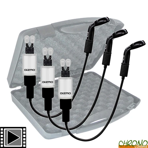 Coffret Sonik 3 Hangers Gizmo Litez Bobbins Blanc 3 Coffret Sonik 3 Hangers Gizmo Litez Bobbins Blanc