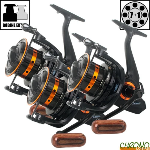 Moulinet Carp Design GK9000 Black & Orange (les 3) 3 Moulinet Carp Design GK9000 Black & Orange (les 3)