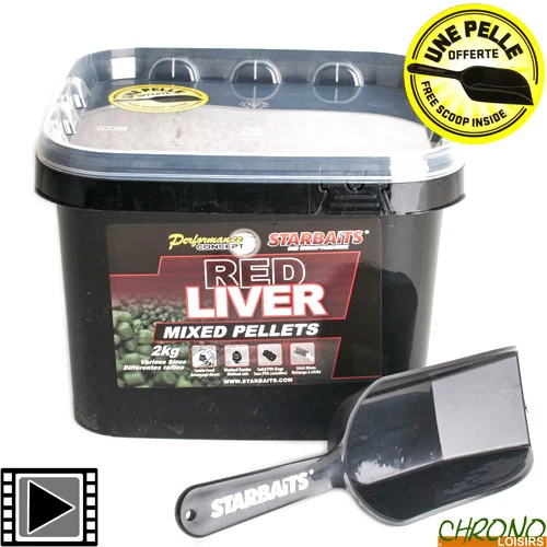 Pellets Starbaits Perf Concept Red Liver 2kg 3 Pellets Starbaits Perf Concept Red Liver 2kg