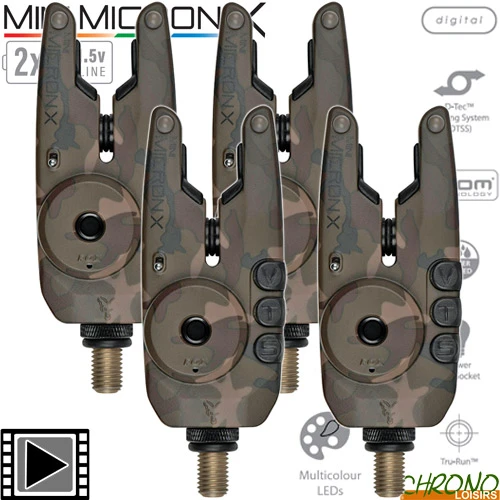 Détecteur Fox Mini Micron X Camo (les 4) 3 Détecteur Fox Mini Micron X Camo (les 4)