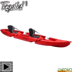 Kayak Point 65°N Tequila GTX Duo Sit-On-Top Modulable Rouge 2 Places