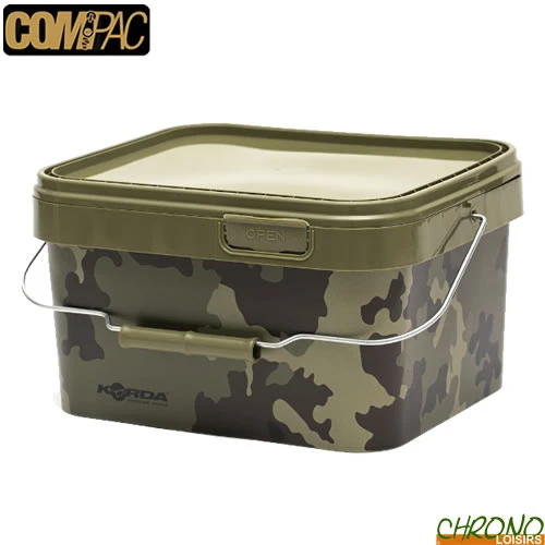 Seau Korda Compac Bucket Kamo 5L 3 Seau Korda Compac Bucket Kamo 5L