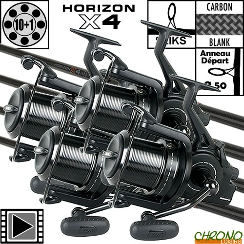Ensemble Fox Horizon X4 50mm 12' 3.5lbs EOS 12000 FS (les 4) 3 Ensemble Fox Horizon X4 50mm 12' 3.5lbs EOS 12000 FS (les 4)