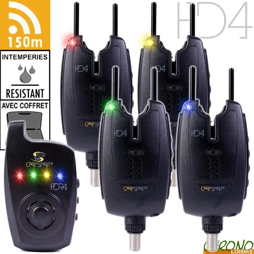 Coffret Carp Spirit Centrale 4 Détecteurs HD4 3 Coffret Carp Spirit Centrale 4 Détecteurs HD4