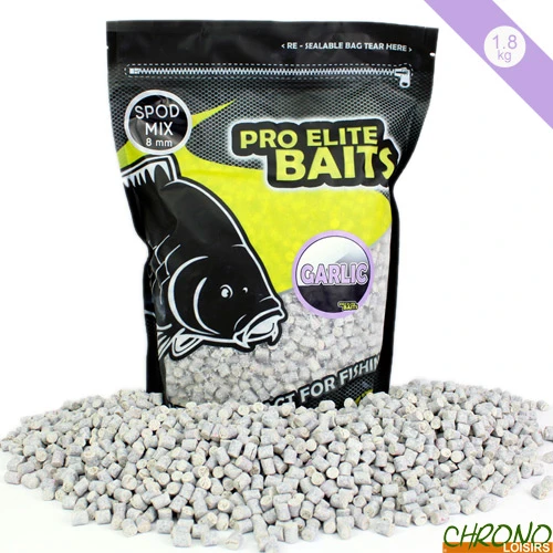 Pellets Pro Elite Baits Garlic Spod Mix 8mm 1.8kg 3 Pellets Pro Elite Baits Garlic Spod Mix 8mm 1.8kg