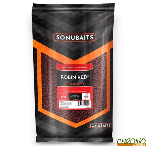 Pellets Sonubaits Robin Red Feed 6mm 900g 3 Pellets Sonubaits Robin Red Feed 6mm 900g