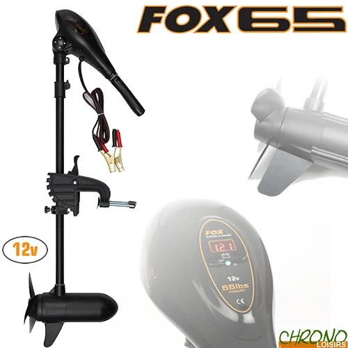 Moteur Electrique Fox 65 65lbs 12V 3 Moteur Electrique Fox 65 65lbs 12V