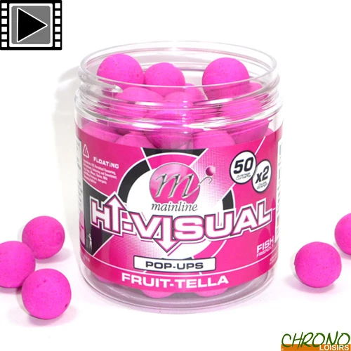 Pop Ups Mainline Fluo Hi Visual Fruit Tella 15mm 250ml 3 Pop Ups Mainline Fluo Hi Visual Fruit Tella 15mm 250ml