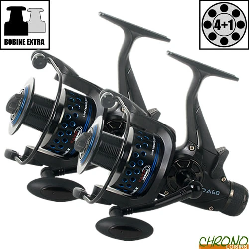 Moulinet Carp Design Débrayable DA60 Grey & Blue (les 2) 3 Moulinet Carp Design Débrayable DA60 Grey & Blue (les 2)