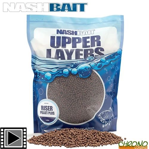 Pellets Flottants Nash Bait Riser Pellets Plus 2/3/4mm 1.6kg 3 Pellets Flottants Nash Bait Riser Pellets Plus 2/3/4mm 1.6kg