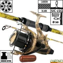 Ensemble Carp Design Slim Fighter Camo 13' 3.5lbs GFR9000