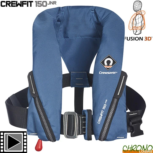 Gilet De Sauvetage Crewsaver 150N Junior Automatique Bleu 3 Gilet De Sauvetage Crewsaver 150N Junior Automatique Bleu