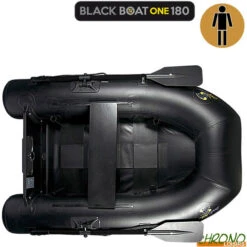 Bateau Gonflable Carp Spirit Black Boat One 180 Lattes